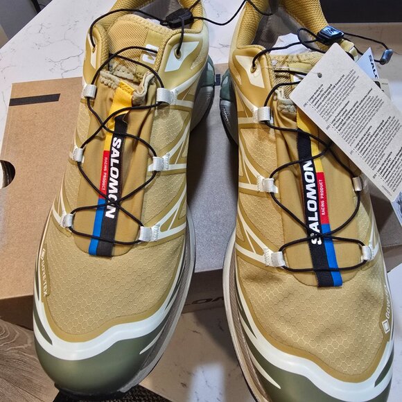 Salomon XT-6 GORE-TEX Antelope Icicle Portabella L47581000 Men's Size 13 NEW - Picture 5 of 15